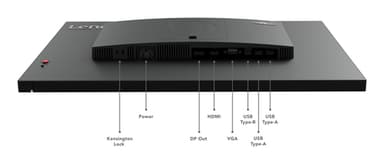 Lenovo ThinkVision T24i-30 computer monitor 60.5 cm (23.8") 1920 x 1080 pixels Full HD LED Black view 11