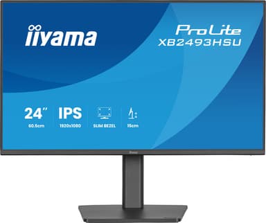 iiyama ProLite XB2493HSU-B1 computer monitor 60.5 cm (23.8") 1920 x 1080 pixels Full HD LED Black view 3