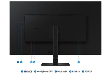 Samsung 37" ViewFinity S70D UHD Monitor view 12