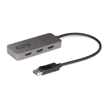 StarTech.com 3-Port MST Hub - DisplayPort to 3x HDMI, Triple 4K 60Hz Monitors, DP 1.4 Multi-Monitor Video Adapter, 1ft (30cm) Built-in Cable, USB Powered, Windows Only view 1