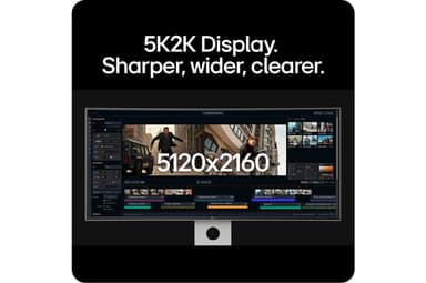 LG 40U990A-W computer monitor 100.8 cm (39.7") 5120 x 2160 pixels WUHD LCD Black view 13