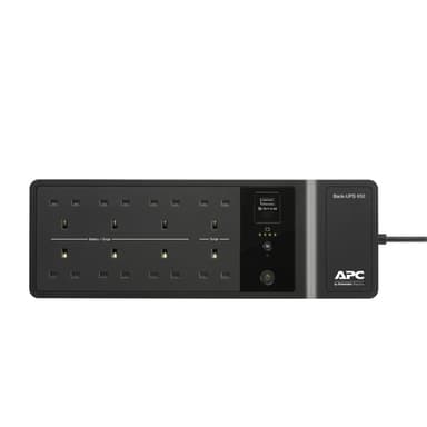APC Back-UPS, 650VA/400W Floor/Wall Mount, 230V, 8x British BS1363A outlets, USB Type A Port, User Replaceable Battery view 3