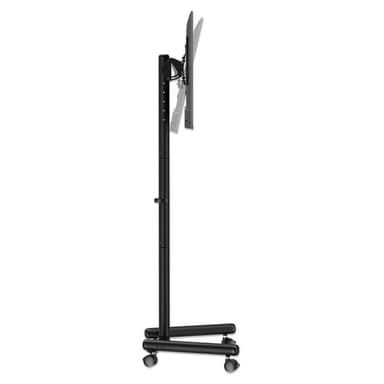 Manhattan Trolley Mount Stand for TV & Monitors, For screens: 13" to 42", VESA compatibility: all between 75X75 to 200x200mm - check the dimensions of the four mounting holes on back of screen to ensure it fits, Max 20kg, Height-adjustable to six levels, Bracket view 7