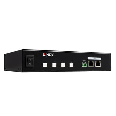 Lindy 32622 power distribution unit (PDU) 4 AC outlet(s) 1U Black view 1