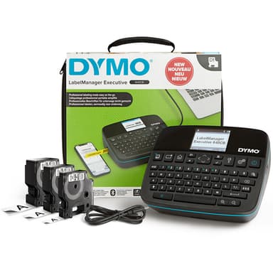 DYMO LabelManager Executive 640 CB Portable Label Printer Kit with Carry Case and 3 Label Cassettes | Compact QWERTY Label Maker | Bluetooth & USB Connectivity | Compatible with D1 Labels view 2