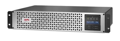 APC Smart-UPS, Line Interactive, 750VA, Lithium-ion, Rack/Tower, 2U, 230V, 6x IEC C13 outlets, SmartConnect Port+SmartSlot, Short Depth, AVR, LCD view 8