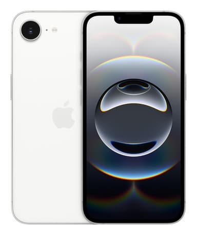 Apple iPhone 16e 15.5 cm (6.1") Dual SIM iOS 18 5G USB Type-C 128 GB White view 1