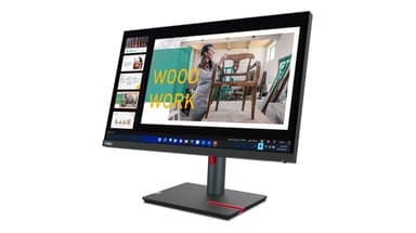 Lenovo ThinkVision P24q-30 computer monitor 60.5 cm (23.8") 2560 x 1440 pixels Quad HD LED Black view 7