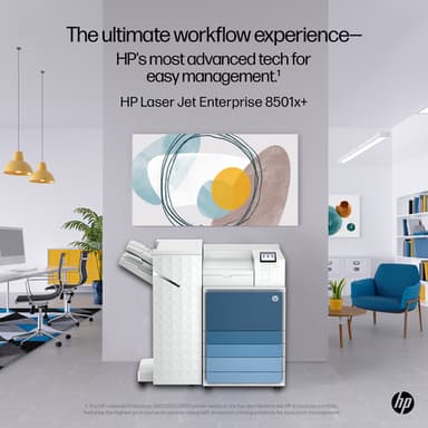 HP LaserJet Enterprise 8501x+ Black and white Printer view 6