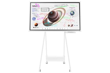 Samsung WM65B interactive whiteboard 165.1 cm (65") 3840 x 2160 pixels Touchscreen Grey, White view 5
