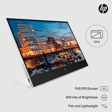 HP E-Series E14 G4 Portable Monitor view 11