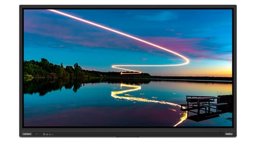 Lenovo ThinkVision T86 computer monitor 2.18 m (86") 3840 x 2160 pixels 4K Ultra HD LED Touchscreen Black