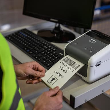 Brother TD-4520DN label printer Direct thermal 300 x 300 DPI 203 mm/sec Wired Ethernet LAN view 3
