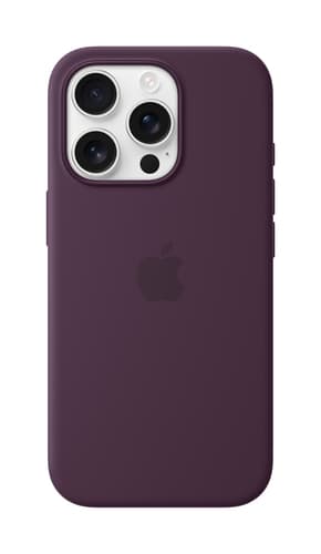Apple iPhone 16 Pro Silicone Case with MagSafe - Plum view 2