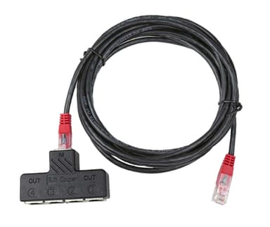 Vertiv SPS-4 cable splitter/combiner Black view 1