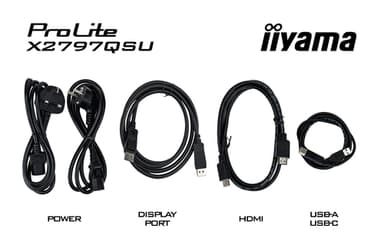 iiyama ProLite X2797QSU-B1 computer monitor 68.6 cm (27") 2560 x 1440 pixels Quad HD LED Black view 12