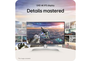 LG 27UP650K-W computer monitor 68.6 cm (27") 3840 x 2160 pixels 4K Ultra HD White view 12