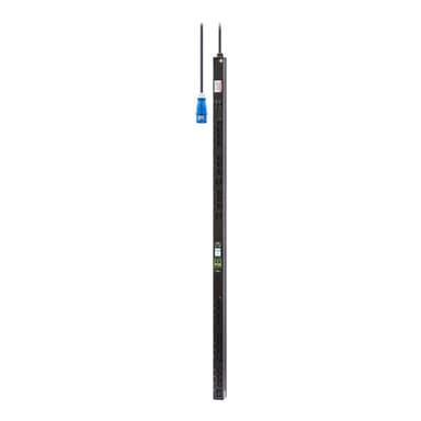 APC Easy Rack PDU, Metered Outlet, 0U, 1 Phase, 7.4kW, 230V, 32A, (20) C13 and (4) C19 outlets, IEC60309 2P+E inlet view 1