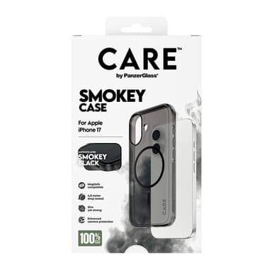 PanzerGlass CARE™ by ® Smokey Case w. Black MagSafe iPhone 17 view 3