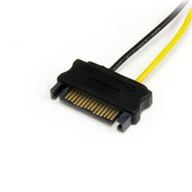 StarTech.com 6in SATA Power to 6 Pin PCI Express Video Card Power Cable Adapter view 2