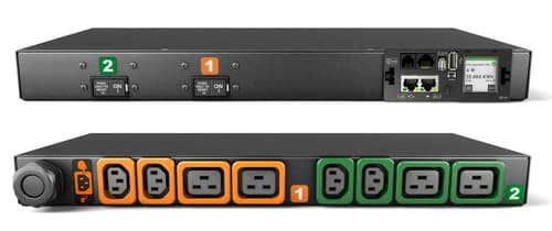 Vertiv Geist MG05M1R1-08P443-3PS6B2H10-S power distribution unit (PDU) 8 AC outlet(s) 0U Black