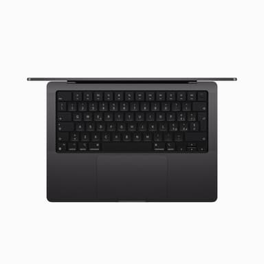 Apple MacBook Pro 14-inch : M3 Pro chip with 11-core CPU and 14-core GPU, 18GB, 512GB SSD - Black view 2
