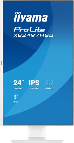 iiyama ProLite XB2497HSU-W1 computer monitor 60.5 cm (23.8") 1920 x 1080 pixels Full HD LED White view 4