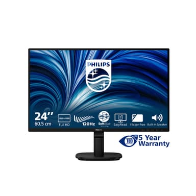 Philips 2000 series 24B2N2200/00 computer monitor 60.5 cm (23.8") 1920 x 1080 pixels Full HD LCD Black view 3