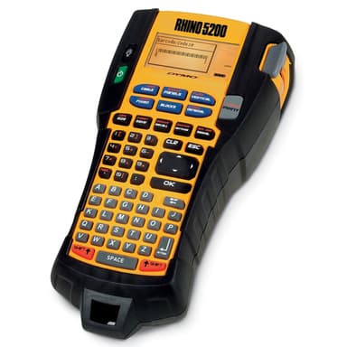DYMO RHINO 5200 Industrial Label Maker | Labelling Machine Kit Case | Time-Saving Hot KeysPrints FastDurable Label Maker For Job Sites and Heavy-Duty Labelling Jobs | UK Plug view 3