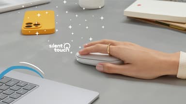 Logitech Pebble 2 M350s mouse Travel Ambidextrous RF Wireless + Bluetooth Optical 4000 DPI view 9