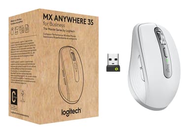 Logitech MX Anywhere 3S for Business mouse Office Right-hand RF Wireless + Bluetooth Laser 8000 DPI view 1