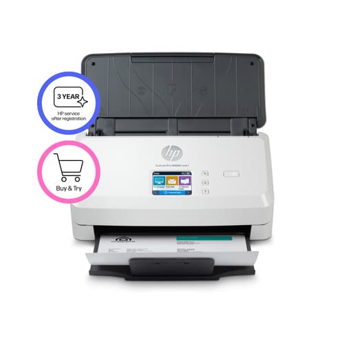 HP Scanjet Pro N4000 snw1 Sheet-feed Scanner Sheet-fed scanner 600 x 600 DPI A4 Black, White