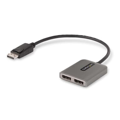 StarTech.com Dual-Monitor DisplayPort 1.4 Splitter, DisplayPort to 2x DP Multi-Monitor Adapter, Dual 5K 60Hz Computer MST Hub, Extra-Long Built-in Cable - Windows Only view 1