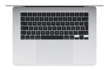 Apple MacBook Air Apple M M4 Laptop 38.9 cm (15.3") 16 GB 256 GB SSD Wi-Fi 6E (802.11ax) macOS Sequoia Silver view 2