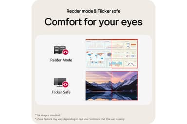 LG 22U401A-B computer monitor 54.6 cm (21.5") 1920 x 1080 pixels Full HD LED Black view 10