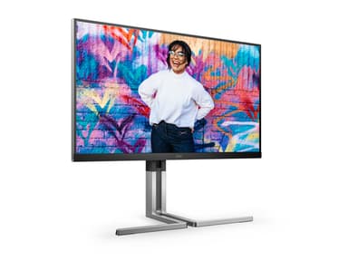 AOC Q27U3CV computer monitor 68.6 cm (27") 2560 x 1440 pixels Quad HD LCD Black view 3