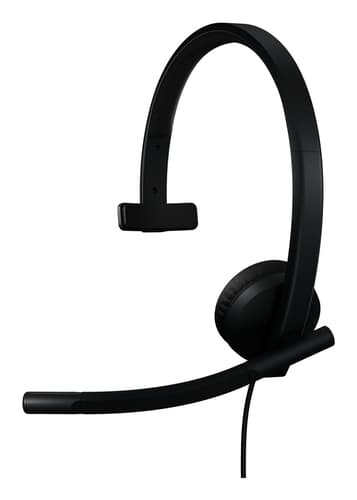 Logitech H570E Headset Wired Head-band Office/Call center USB Type-C Black