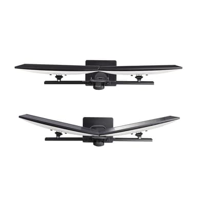 StarTech.com Crossbar Dual Monitor Desk Stand For Double 27-inch Screens, VESA Mount 75x75/100x100, Toolless Height Adjustment, Up To 13.2lb (6kg) Per Display view 7