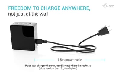 i-tec 140W Intelligent Multiport USB Charger view 8