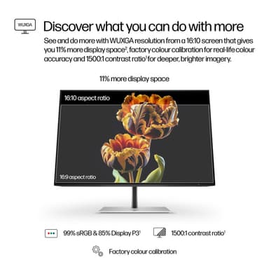 HP Series 7 Pro 24 inch WUXGA Monitor - 724pn view 9