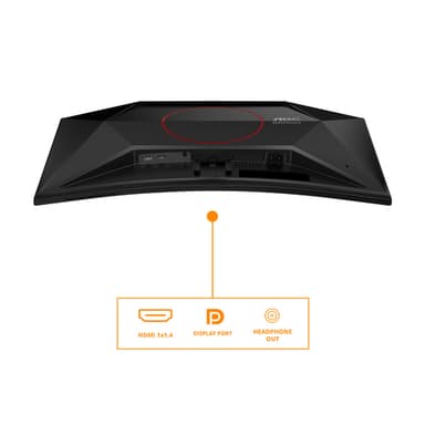 AOC G4 23.6" VA FHD 180Hz computer monitor 59.9 cm (23.6") 1920 x 1080 pixels Full HD LCD Black, Red view 4