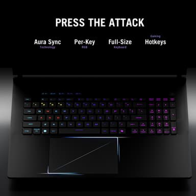 ASUS ROG Strix SCAR 18 G835LX-SA009W Intel Core Ultra 9 275HX Laptop 45.7 cm (18") WQXGA 64 GB DDR5-SDRAM 2 TB SSD NVIDIA GeForce RTX 5090 Wi-Fi 7 (802.11be) Windows 11 Home Black view 6