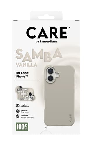 PanzerGlass CARE™ by ® Samba Case Vanilla w. MagSafe iPhone 17 view 3