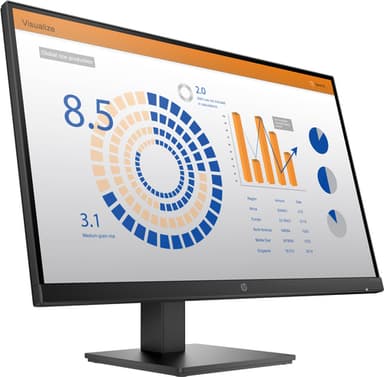 HP P27q G4 QHD Height Adjust Monitor computer monitor 68.6 cm (27") 2560 x 1440 pixels Quad HD LED Black view 3