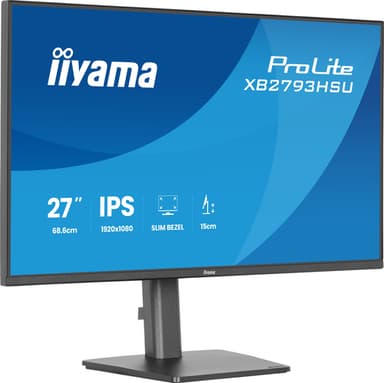 iiyama ProLite XB2793HSU-B1 computer monitor 68.6 cm (27") 1920 x 1080 pixels Full HD LED Black view 4
