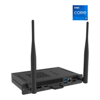 BenQ TEY41-i7 Intel® Core™ i7 i7-1255U 16 GB DDR4-SDRAM 256 GB SSD Windows 11 Pro Rack-mounted chassis PC Black view 3