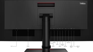 Lenovo ThinkVision P34w-20 computer monitor 86.7 cm (34.1") 3440 x 1440 pixels Wide Quad HD LED Black view 13