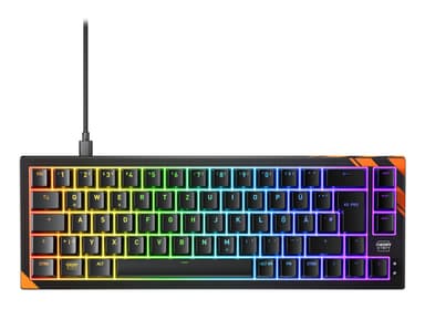 CHERRY K5 PRO TMR COMPACT keyboard Gaming USB QWERTZ German Black, Orange view 1