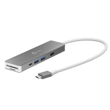 j5create JCD390 4K60 Elite USB-C® 10Gbps Multi-Adapter, Black view 3
