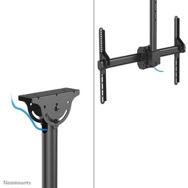 Neomounts CL35-440BL16XL Monitor/TV mount ceiling 37-70" - h 250-300 cm view 16